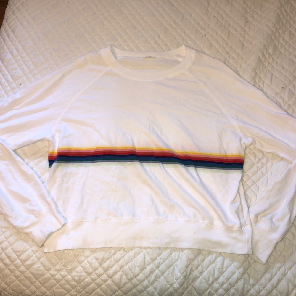 Brandy Melville one size. Casual long sleeve sweater tee